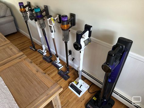 The 5 best cordless vacuum cleaners for 2024 Best Vaccum Cleaner For Home, Best Hardwood Vacuum, Till Vacuum Do Us Part, Cordless Vacuum Storage Ideas, Best Cordless Stick Vacuum, Vacuum Hacks, Vacuum Cleaner Storage, Best Cordless Vacuum, Best Vacuum Cleaner