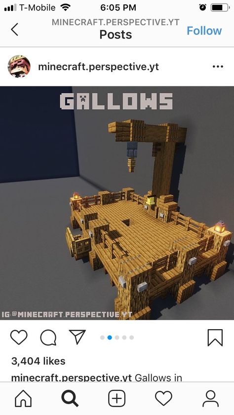 Minecraft Guillotine, Jail Minecraft, Minecraft Jail, Minecraft Building Blueprints, Minecraft Building Guide, Minecraft Structures, Minecraft Interior Design, Bangunan Minecraft, Minecraft Farm