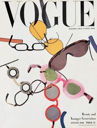 Vogue August 1956 http://www.sleepingnakedafter40.com loves eye glass fashion Plakat Design Inspiration, Vintage Vogue Covers, 심플한 그림, Vogue Vintage, Vogue Magazine Covers, Dorm Posters, Fashion Magazine Cover, Plakat Design, Vogue Covers