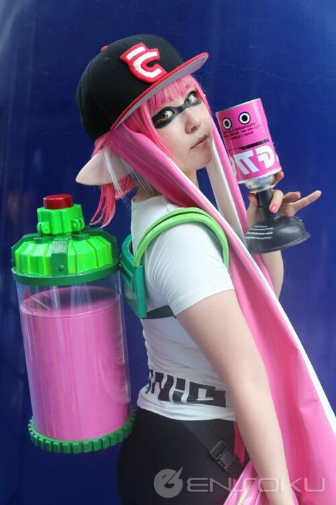 Splatoon cosplay Splatoon Costume, Splatoon Cosplay, Nintendo Splatoon, Cute Couple Halloween Costumes, Nintendo Characters, Epic Cosplay, Creative Costumes, Casual Cosplay, Cosplay Tips