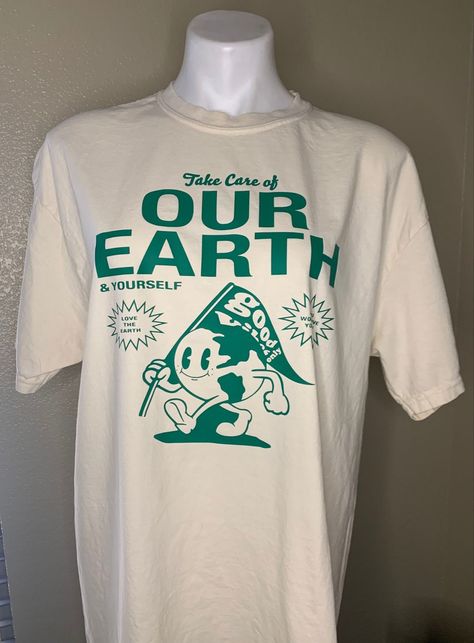 Earth Shirt Design, Environmental T Shirt Design, Earth Day Tshirt Ideas, Earth Day Shirts Ideas, Earth Day Outfit, Earth Day Shirts, Earth Day Design, Tshirt Merch, Earth Day Shirt