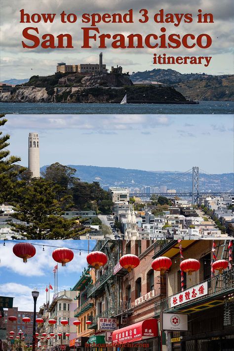 AMAZING 3 Days in San Francisco Itinerary (Perfect Weekend in San Francisco) - Bobo and ChiChi San Francisco Itinerary, Weekend In San Francisco, California Travel Guide, Perfect Itinerary, North Beach, What To Eat, North America Travel, California Travel, America Travel