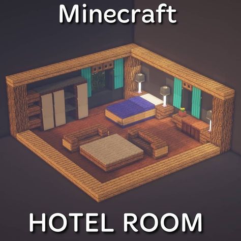 Minecraft Hotel Interior, Minecraft Table Design, Minecraft Hotel Room, Hotel In Minecraft, Mc Interior, Minecraft Hotel, Interior Design Minecraft, Modern Hotel Lobby, Case Minecraft