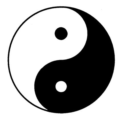 Celtic Karma Symbol | YIN YANG : A Chinese Tao picture of universal harmony and the unity ... Karma Symbol, Easy Skull Drawings, Harmony Symbol, Easter Templates Printables, Kanji Symbols, Logo Design Examples, Deadpool Wallpaper, Sigil Magic, Anime Christmas