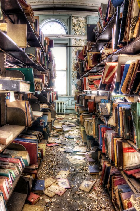 Historic Library, Abandoned Library, Memphis Skyline, Archive Library, Eerie Places, Downtown Memphis, Old Libraries, Romanesque Architecture, Library Art