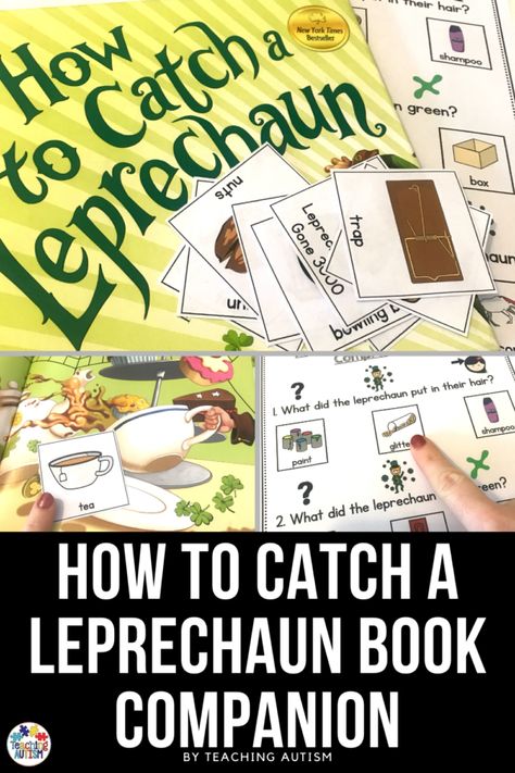 How To Catch A Leprechaun Activities, Rbt Activities, Leprechaun Activities, March Preschool, Book Companion, Comprehension Worksheets, Resource Library, Free Activities, Lesson Ideas