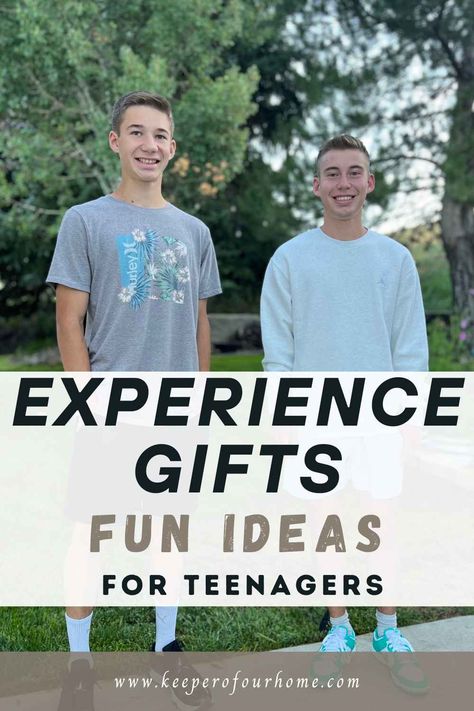 Unique Gifts For Teenage Boys, Christmas With Teens, Diy Gifts For Teen Boys, Experience Gifts For Adults, Christmas Gifts For Young Adults, Gift Ideas For Teen Boys, Gifts For Teenage Boys, Experience Gift Ideas