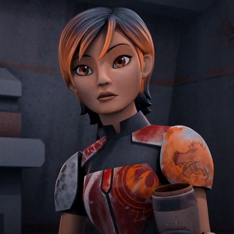 Sabine Star Wars Rebels, Sabine Wren Art, Sabine Wren Armor, Sabine Wren Rebels, Sabine Wren Icon, Bo Katan Clone Wars, Sabine Wren Aesthetic, Sabine Rebels, Sabine Wren Fanart