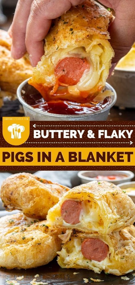 Super Bowl Pigs In A Blanket, Jumbo Pigs In A Blanket, Hogs In A Blanket Recipe, Hot Dogs And Biscuits, Big Pigs In A Blanket Recipe, Pig In A Blanket Puff Pastry, Biscuits And Hot Dogs, Pigs In Blanket Air Fryer, Pigs In A Blanket Recipe Pillsbury Biscuits