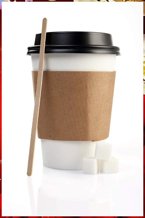 Concession Essentials Coffee Sleeves- Coffee Sleeves Fits, 10 oz. - 20 oz. Cups (Pack of 100), Natural Kraft. Includes Bonus Thick Coffee, Office Break Room, Coffee Stirrers, Beverage Center, Drink Stirrers, Coffee Sleeve, Break Room, The 100, Cafe