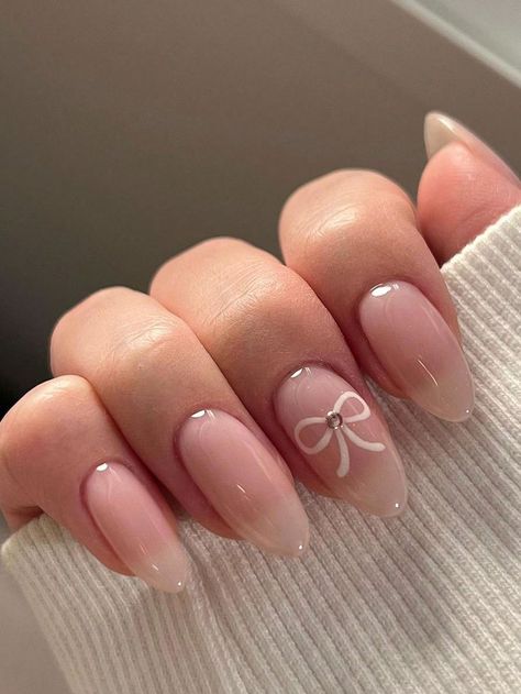 Nails Inspiration Coffin Simple, Graduation Nail Inspo 2024, Simple Formal Nails, Nail Inspo Trendy 2024 Spring Almond, Nail Inspo 2024 Almond, Simple Grad Nails, Grad Nails Almond, Trendy Nails Ideas 2024 June, Nails Summer 2024 Almond