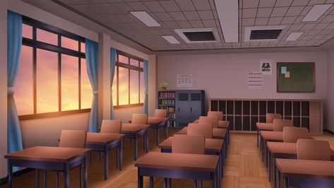 Gacha Life Backgrounds School Classroom, Classroom Background, Background Anime, Episode Interactive Backgrounds, Anime Places, Anime Classroom, Episode Backgrounds, School Interior, Scenery Background