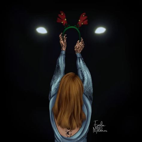 Emilia Mildner on Instagram: “Feyre and Bryaxis • Friendly reminder that I never have and never will read ACOTAR so this was mostly your idea. I just asked if she had…” Happy Solstice, Christmas Artwork, A Court Of Wings And Ruin, Sarah J Maas Books, Mountain Tattoo, A Court Of Mist And Fury, Friendly Reminder, Clip Studio Paint, Look At The Stars