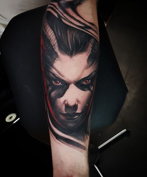 Dota 2 Tattoo, Tattoo Concept Art, Dota Tattoo, Queen Of Pain, Dota2 Heroes, 2 Tattoo, Cowgirl Art, Vintage Cowgirl, Dota 2