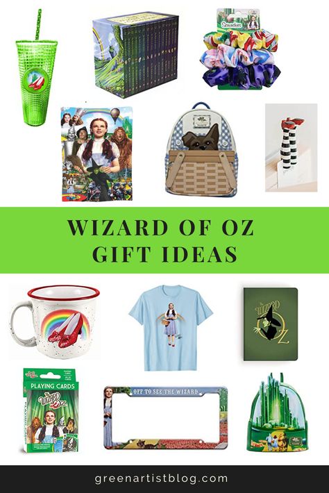 Wizard Of Oz Gift Ideas Wizard Of Oz Gift Ideas, Wicked Aesthetic, Wizard Of Oz Gifts, Wizard Of Oz Collectibles, Thanks For The Support, Land Of Oz, Diy Gifts For Kids, Artist Blog, The Wizard Of Oz