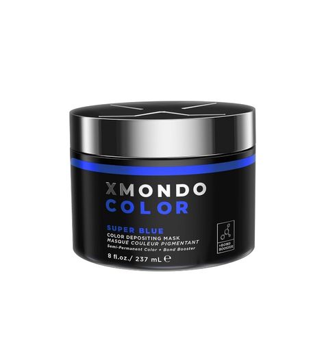 BOLD VIBRANT COLOR: Super Blue Hair Healing Semi Permanent Color is an easy to use formula that delivers high impact color with bond boosting technology for healthier, head turning hair. Xmondo Hair Color, Permanent Red Hair Dye, Xmondo Hair, Color Depositing Mask, Hair Paste, Dyed Hair Blue, Quinoa Protein, Detox Shampoo, Dyed Red Hair