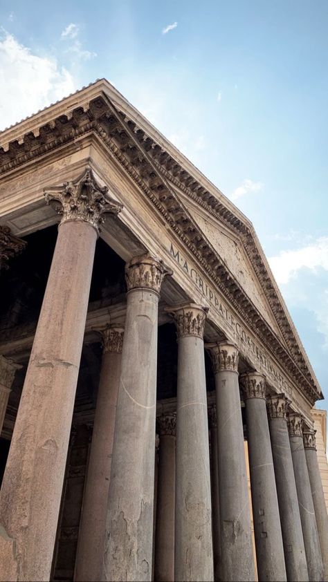 Ancient Rome Aesthetic, Rome Italy Aesthetic, Rome Aesthetic, Pantheon Rome, Italy Vibes, Rome Photo, Europe Aesthetic, Architecture Building Design, Italy Aesthetic