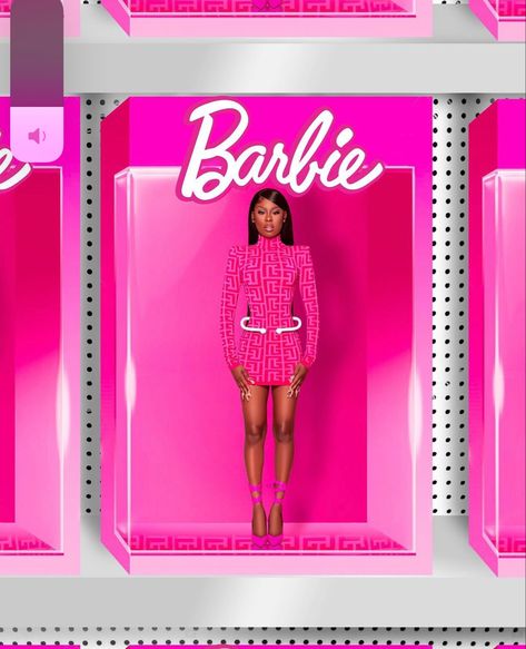 Barbie Theme Photoshoot Ideas, Barbie Poses Photoshoot, Barbie Shoot, Themed Photoshoot, Bratz Doll Outfits, Photoshoot Backdrops, Barbie Box, Graduation Backdrop, Barbie Cartoon