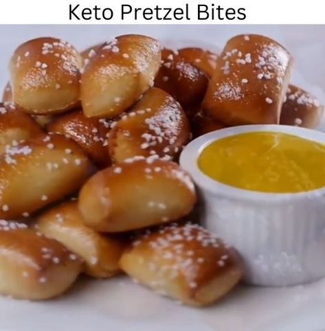 Keto Pretzel Bites - Keto Recipes Low Carb Pretzel Bites, Keto Pretzel Bites, Keto Pretzels, Keri Soup, Keto Dips, Best Low Carb Bread, Soft Pretzel Bites, Peanut Butter Filled Pretzels, Keto Appetizers