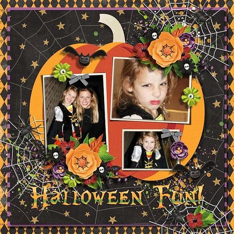 Created using: Spooktacular #4 by Heartstrings scrap art Available at: Pickleberrypop https://pickleberrypop.com/shop/product.php?productid=70183&page=1 Digital scrapbooking studio https://www.digitalscrapbookingstudio.com/digital-art/templates/spooktacular-4/ Kits used: Halloween creepies and Halloween cuties by Studio Flergs and Digital scrapbook Ingredients Halloween Layout, Halloween Kit, Halloween Templates, Halloween Scrapbook, Digi Scrapbooking, Digital Scrapbooking Layouts, Disney Scrapbook, Art Template, Scrapbook Page Layouts