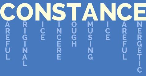 Constance meaning...notice we are Twice as Nice! Constance Name Meaning, Twice As Nice, Creative Names, Names With Meaning, Meant To Be