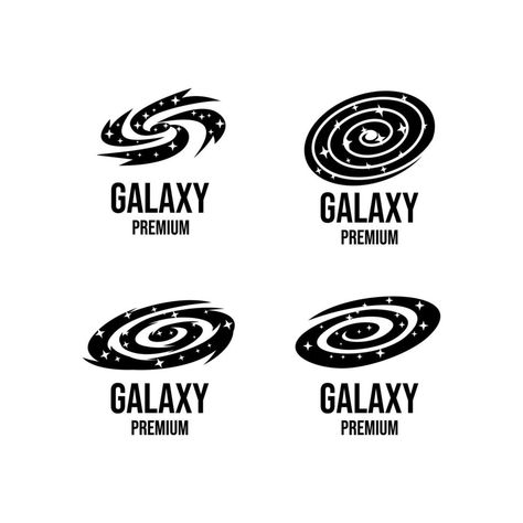 Space Logo Design Ideas, Nebula Logo Design, Galaxy Logo Design Ideas, Space Logo Ideas, Galaxy Logo Design, Planet Graphic Design, Galaxy Symbol, Universe Logo, Space Logo Design