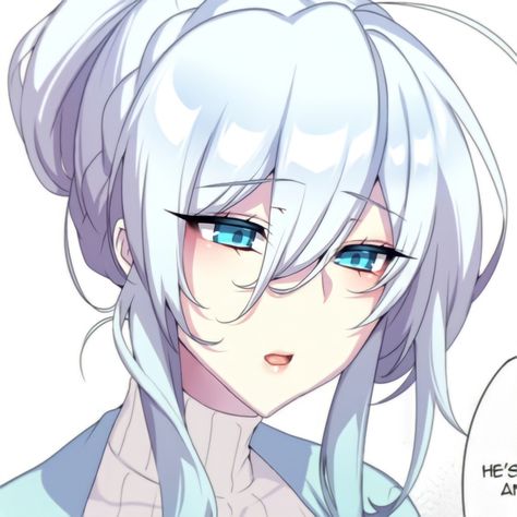 Mifuyu Yukino, An Anime, White Hair, Anime Character, Hair, Anime, Blue, White