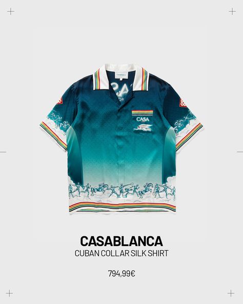 Swipe for the latest silk shirts by Casablanca and pick your favorites on www.bstn.com! #bstnstore #casablanca Casablanca Shirt, Silk Shirts, Silk Shirt, Casablanca, Silk