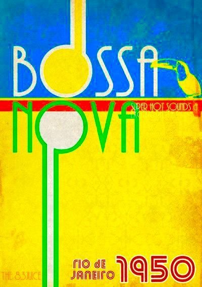 Rio Carnival: As sensual as Bassa Nova, Alive as Samba, and as rememberable as Copacabana. Bossa Nova Music, Brazil Art, Rio Carnival, Jazz Poster, Vintage Poster Design, Music Poster Design, Bold Art, Affordable Art Prints, Bossa Nova