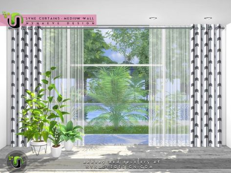 The Sims Resource: Lyne Curtains II - Medium Walls by NynaeveDesign • Sims 4 Downloads Sims 4 Controls, Make Curtains, Cc Furniture, Sims 4 Game Mods, Casas The Sims 4, Sims 4 Downloads, Sims 4 Cc Packs, Sims 4 Cc Furniture, Kids Bedroom Sets