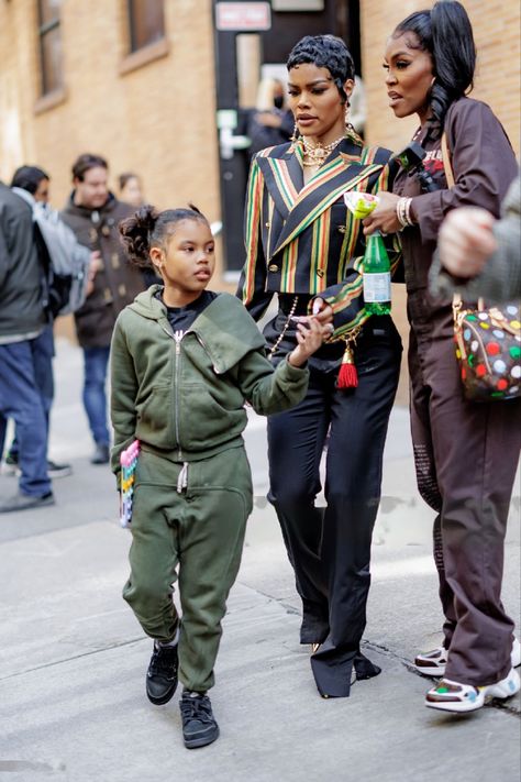 Teyana Taylor Style, Christian Combs, Black Celebrity Kids, Star Couple, Black Pixie, Teyana Taylor, Beyonce And Jay Z, All In The Family, Baby Fits