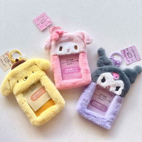 Genuine Sanrio Plush Card holders🎀✨ Perfect for ID cards and photo cards $85TTD Styles available: Kuromi My Melody Pompompurin Click the link in our bio to shop✨ 🇹🇹nationwide delivery starting at $40 #sanrio #sanriojapan #the21suns #kawaiifashion #y2kaesthetic #explorepage #trinidadandtobago🇹🇹 #pompompurin Sanrio Plush, Kuromi My Melody, My Melody, Y2k Aesthetic, Kawaii Fashion, Card Holders, Click The Link, Photo Cards, Pom Pom