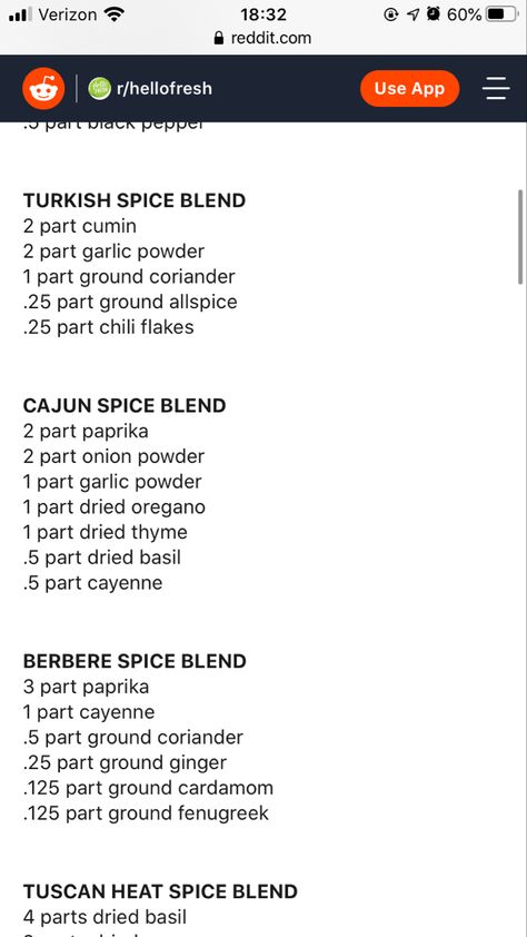 Cajun Spice Blend, Turkish Spices, Cajun Spice, Hello Fresh Recipes, Fresh Recipes, Chili Flakes, Hello Fresh, Spice Blends, Onion Powder