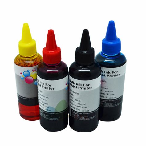 400ML Universal Refill Ink kit for Epson Canon HP Brother Lexmark DELL Kodak Inkjet Printer CISS Cartridge Printer Ink Printer Cartridge, Printer Ink Cartridges, Hp Printer, Office Electronics, Ink Toner, Bottled Ink, Printing Ink, Ink Refill, Inkjet Printer