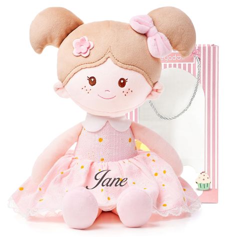 PRICES MAY VARY. 🧸【Meaningful Personalized Dolls】A unique way to create a close connection between your child and their toy. Choose a name that holds personal meaning, making the doll a special symbol of love and care. It's not just a toy, but a cherished keepsake. Foster a deeper bond and create lasting memories with our personalized dolls. 🤗【Unmatched Softness and Comfort】: Tailored for your child's ultimate comfort, our baby dolls are meticulously crafted from the softest materials, ensurin My First Baby Doll, Soft Baby Dolls, Christmas Plush Toys, My First Baby, Personalized Dolls, Daisy Girl, Special Symbols, Christmas Plush, Soft Baby