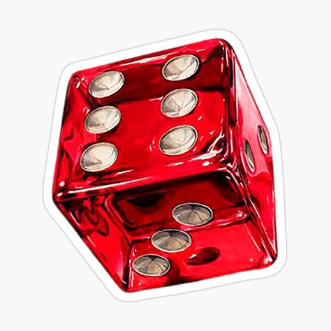 Get my art printed on awesome products. Support me at Redbubble #RBandME: https://www.redbubble.com/i/sticker/Red-Dice-by-Sdch-Shop/89858258.EJUG5?asc=u Red Dice Aesthetic, Aesthetic Red Stickers, Red Stickers Aesthetic, Stikers Aesthetic, Dice Aesthetic, Red Widgets, Binder Journal, Red Stickers, Red Dice