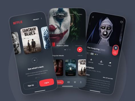 Ui Ux Design, Mobile App Design, App Design, App, Interface Design, Netflix, Netflix App, Netflix Redesign Concept Hotel Booking App, Interactive Web Design, Netflix App, App Log, Movie App, App Interface Design, Booking App, Ux Design Inspiration, Mobile Ui Design