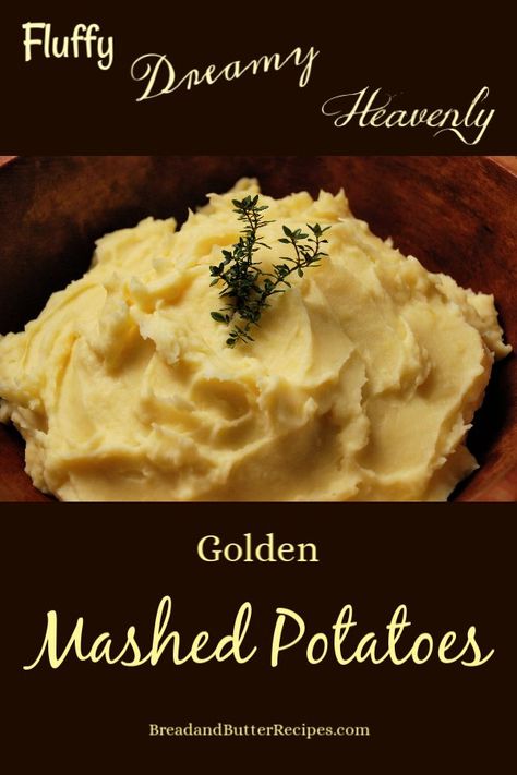 Golden Mashed Potatoes, Golden Potato Recipes, Mashed Potatoes Thanksgiving, Heavenly Clouds, Leftover Breakfast, Golden Potatoes, Best Mashed Potatoes, Gin Recipes, Making Mashed Potatoes