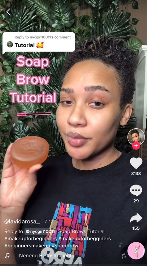 Soap Brows Tutorial, Begginers Makeup, Brows Tutorial, Pears Soap, Soap Brows, Brow Soap, Brow Tutorial, Thick Brows, Makeup For Beginners