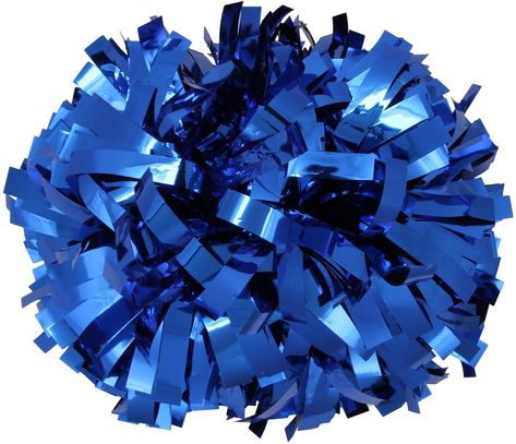 Blue Pom Poms, Parade Float Supplies, Prom Favors, Cheerleading Pom Poms, Cheer Pom Poms, Blue Cheer, Cheerleading Squad, Pom Pon, Trio Halloween Costumes