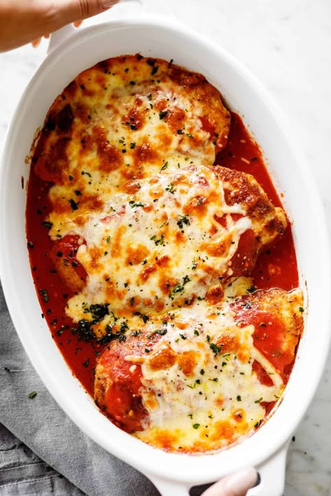 Low Carb Chicken Parmesan, Low Carb Chicken Recipes, Boiled Egg Diet Plan, Low Carb Diet Recipes, Healthy Low Carb Recipes, Low Carb Dinner Recipes, Cook Chicken Breast, Low Carb Chicken, Low Carb Meals Easy