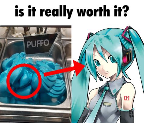 Hatsune Miku Cursed Image, Hatsune Miku Funny, Hatsune Miku Meme, Rabbit Hole Miku, Cursed Miku, Is It Really Worth It, Miku Hatsune Chibi, Miku Hatsune Vocaloid, Vocaloid Funny