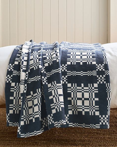 Patterned Organic-Cotton Fleece Blanket or Throw Shop Blankets, Organic Cotton Blanket, Fleece Patterns, Cashmere Throw, Organic Cotton Yarn, High Quality Bedding, Fleece Blankets, Garnet Hill, Patterned Throw