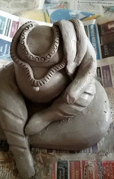 How to make Eco-friendly Ganesh Idol at Home - Art & Craft Ideas Staircase Cupboard, Pumpkin Carving Ideas Easy Simple, Pumpkin Carving Ideas Easy, Eco Friendly Ganesha, Clay Ganesha, Ganesh Chaturthi Decoration, Ganpati Decoration At Home, Easy Pumpkin Carving, Ganapati Decoration