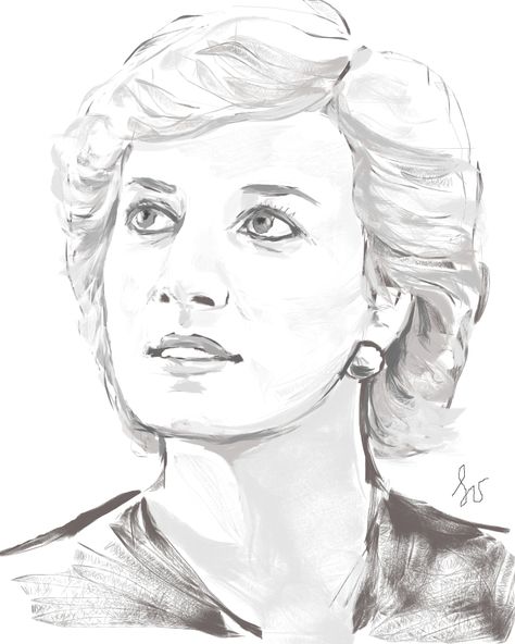 princess_diana art♢♢♢♢♢♢ Princess Diana Sketch, Princess Diana Drawing Art, Princess Diana Art, Diana Drawing, Beautiful Flower Drawings, Disney Princess Drawings, Anatomy Sketches, Princess Drawings, Figure Sketching