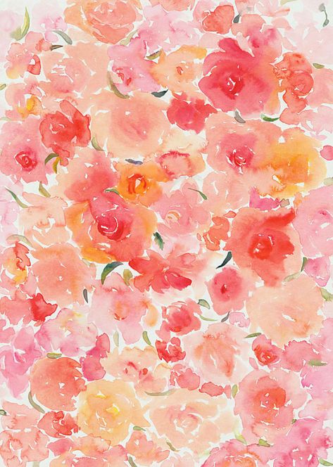 Watercolor Aesthetic Wallpaper, Flower Allover, Watercolor Floral Wallpaper, Watercolor Flowers Pattern, Allover Design, Background Floral, Cute Patterns Wallpaper, Iphone Background Wallpaper, Floral Background