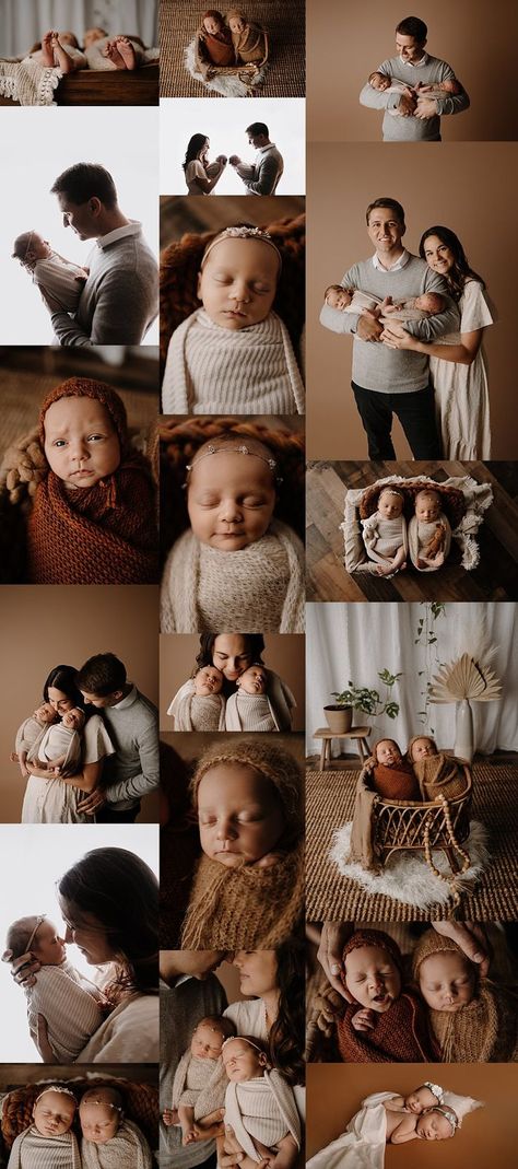 Photoshoot With Twins And Mom, Twin Studio Photoshoot, Newborn Twins Photography With Parents, Twin Baby Family Photos, Twin Babies Photoshoot Ideas, Newborn Twin Photography With Parents, Twin Baby Photoshoot Ideas, Family Twins Photography, Twins Baby Photoshoot Ideas