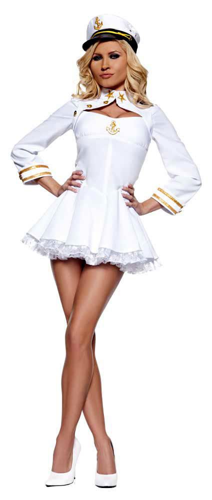 Elegant Admiral Sexy Sailor Costume Sexy Sailor Costumes - Mr. Costumes Sailor Costume, Navy, Red, White