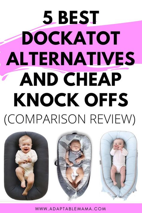 Looking for a high quality yet cheap dockatot alternative? Here are 5 of the best dockatot knock offs that have a lot of great reviews and are highly recommended by parents online. One is even an Amazon top bestseller! Find out which baby lounger beats dockatot by price and quality. Diy Dock, Doc A Tot, Pack N Play, Amazon Top, Amazon Baby, Baby Lounger, Breast Pumps, Baby Patterns, Baby Gear