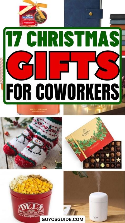 17 Thoughtful Christmas Gifts for Coworkers Small Token Gift Ideas, Secret Santa Ideas For Coworkers, Fun Secret Santa Ideas, Coworkers Christmas Gifts, Gifts For Coworkers Christmas, Budget Friendly Christmas Gifts, Fake Gifts, Personalized Holiday Gifts, Fun Stocking Stuffers